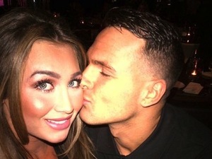 Lauren Goodger partying with boyfriend Jake McLean
