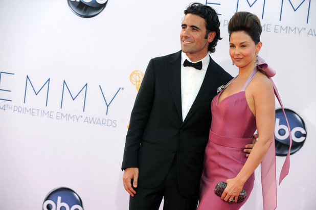 Ashley Judd and Dario Franchitti at the 2012 Emmys