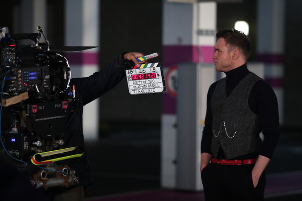 Olly Murs BTS 'Army Of Two' music video.