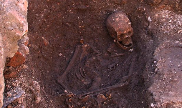 Richard III, skeleton, Leicester