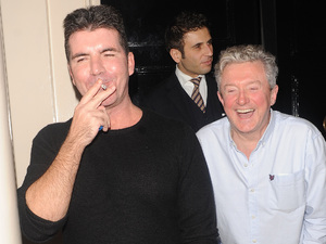 Simon Cowell and Louis Walsh enjoy a night out together at The Arts Club.