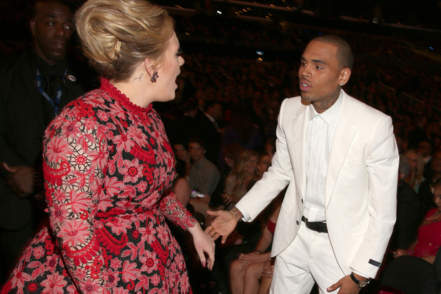 Adele, Chris Brown, Grammys 2013