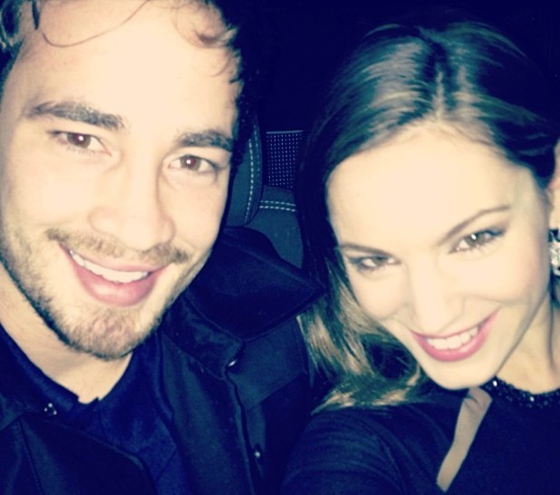 Kelly Brook and Danny Capriani
