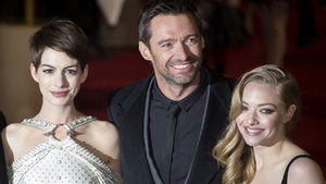 Hugh Jackman and the stars of Les Misérables at the world premiere in London