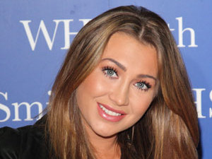 Miss Mode: Lauren Goodger at book signing in Essex