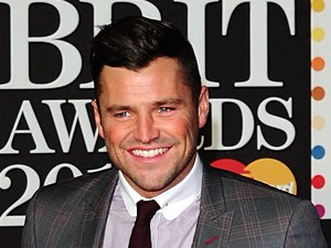 Mark Wright arriving for the 2013 Brit Awards at the O2 Arena, London