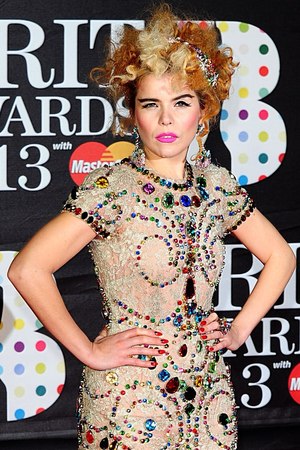 Paloma Faith arriving for the 2013 Brit Awards at the O2 Arena, London