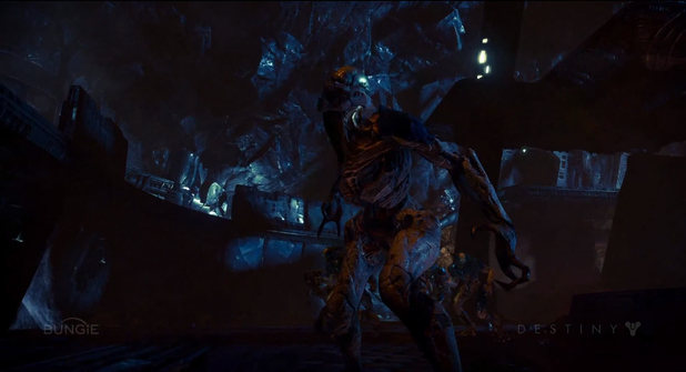 Trailer image of 'Destiny' shown at the PS4 announcement show