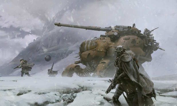 The first concept art for Bungie's new project, Destiny