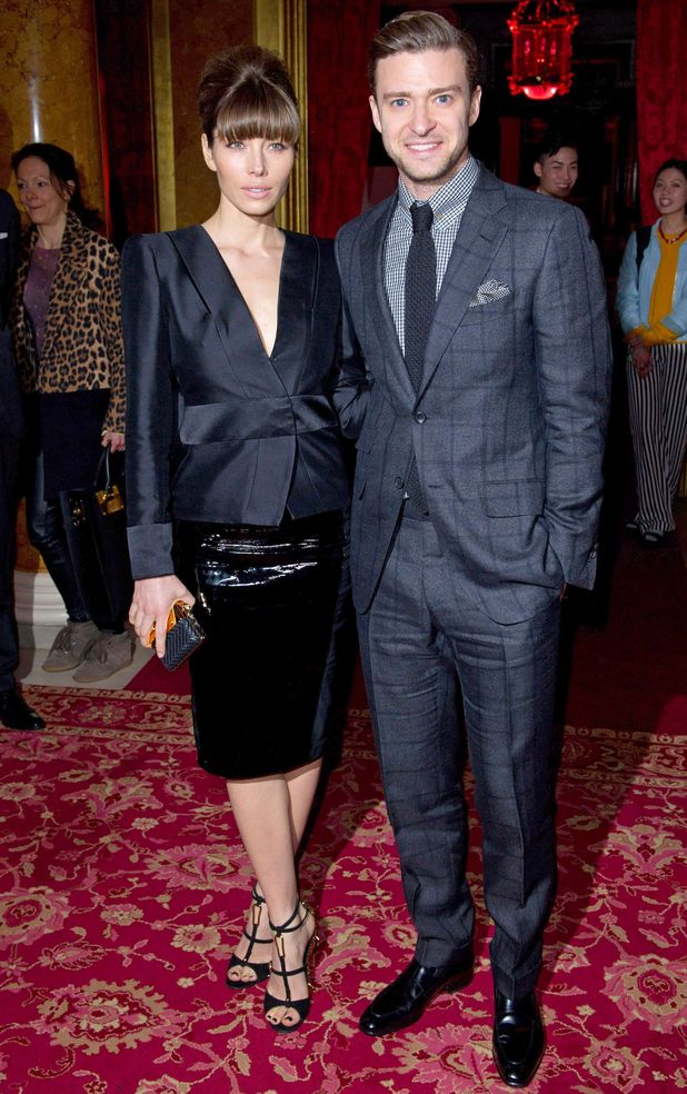 Jessica Biel, Justin Timberlake, Tom Ford, Autumn Winter 2013, London Fashion Week