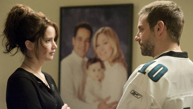 Bradley Cooper and Jennifer Lawrence star in 'Silver Linings Playbook'.