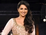 Parineeti Chopra walks the catwalk in Manish Malhotra's first UK collection