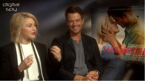 Julianne Hough, Josh Duhamel 'Safe Haven' interview