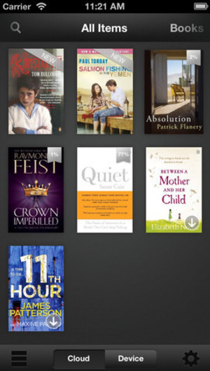 Kindle on iOS