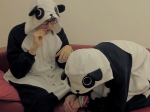 McFly recreating sneezing baby panda for WWF's Earth Hour