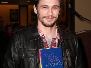 James Franco with his book 'Palo Alto' 