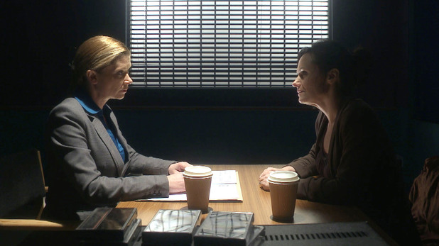 Emma Reid is quizzed by DI Collier