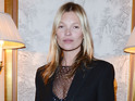 Kate Moss, sheer catsuit, Paris Fashion Week