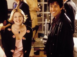 Drew Barrymore and Adam Sandler in 'The Wedding Singer'