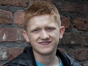 Sam Aston as Chesney Brown in Coronation Street