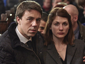 Broadchurch Episode 2: Jodie Whittaker as Beth Latimer and Andrew Buchan as Mark Latimer