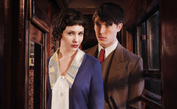 The Lady Vanishes: Iris Carr (Tuppence Middleton) and Max (Tom Hughes)