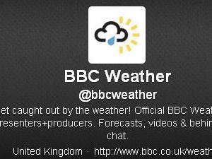 BBC Weather Twitter feed