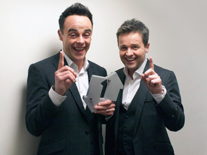 Ant & Dec celebrate their number one single