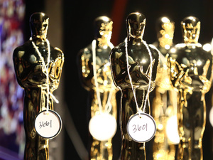 Numbered Oscars statuettes prior to the 85th annual Academy Awards