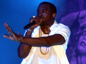 Kanye West in concert in 2011