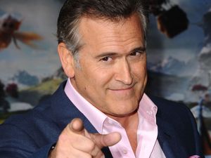 Bruce Campbell arrives for the 'Oz the Great and Powerful' film premiere.