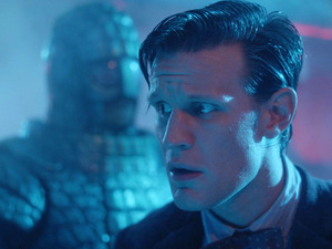 An Ice Warrior in Doctor Who S07E03: 'Cold War'