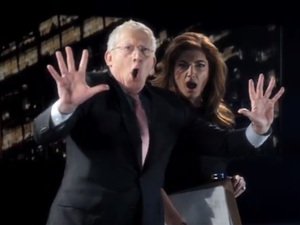 Nick Hewer, Karren Brady in 'The Apprentice' trailer