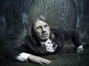 Richard Herring's poster for 'We're All Going To Die!'