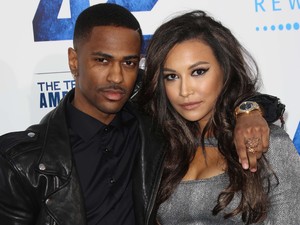 Naya Rivera and Big Sean at the Los Angeles premiere of '42: The True Story of an American Legend' in April 2013