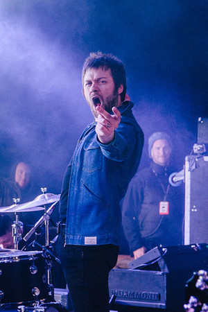 Kasabian perform at Snowbombing 2013.