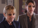 Lesley Sharp as DC Janet Scott and Suranne Jones as DC Rachel Bailey