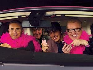 Gary Barlow, Chris Evans, James May and Brian Cox on their FAB1 Million charity drive