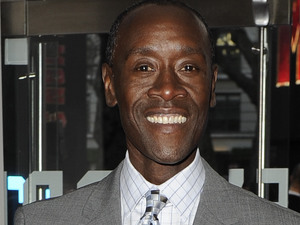 Don Cheadle arriving at the 'Iron Man 3' UK premiere in London