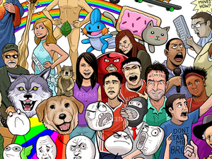 Poster of internet memes