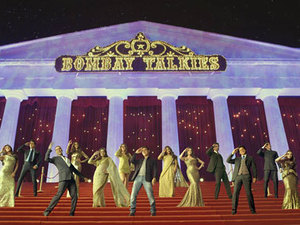 A still of 20 Bollywood stars in 'Bombay Talkies' song
