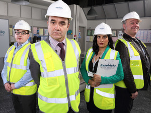 The cast of BBC's 'The Wright Way'