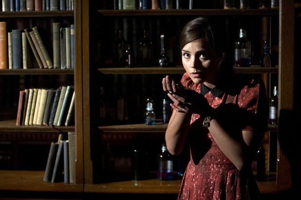 Clara [Jenna-Louise Coleman) in Doctor Who S07E05: 'Journey to the Centre of the TARDIS'