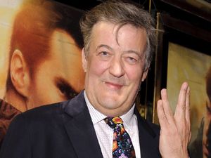 Stephen Fry arriving for the premiere of Star Trek Into Darkness at the Empire Leicester Square, London.