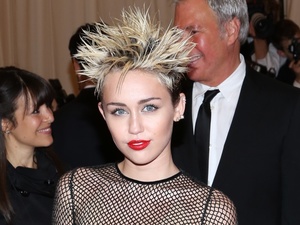 Miley Cyrus, Costume Institute Gala Benefit celebrating the Punk: Chaos To Couture exhibition, Metropolitan Museum of Art, New York, Marc Jacobs