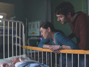 Ffion and Jinx in Pobol y Cwm