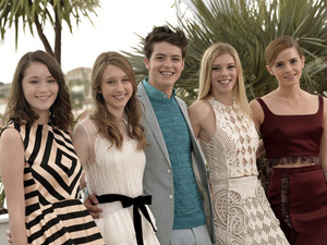 Katie Chang, Taissa Fariga, Israel Broussard, Claire Julien, Emma Watson, Bling Ring, 66th Cannes Film Festival 