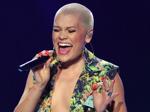 Jessie J, American Idol, plunging jumpsuit, American Idol Season 12 Finale, Los Angeles