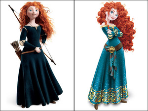 Princess Merida: Before and After