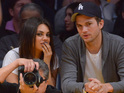 The Ted actress is seen wearing a diamond ring on her engagement finger.